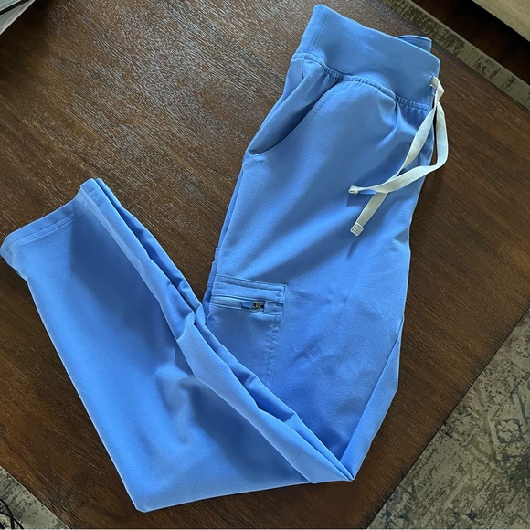 Figs Ceil Blue Yola Skinny Scrub Pants - Picture 1 of 3